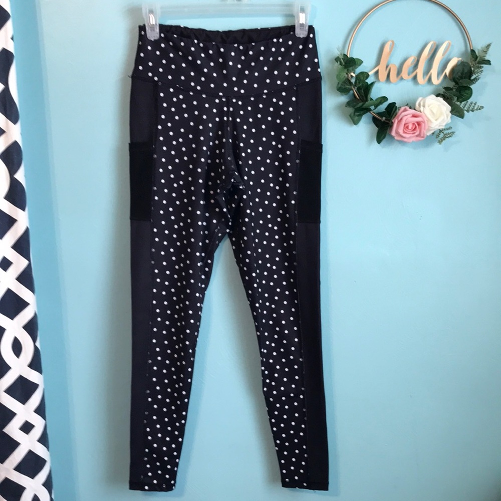 Bend Black Polka Dot Full length Leggings
